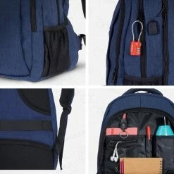 Hete verkoop 🛒 TRVLMORE Rugzak - 36 L - 17,3 Inch - Laptop Rugtas - Waterafstotend - Blauw 🎉 -Reisbagage-Reisaccessoires Winkel 550x550 416