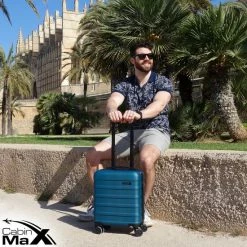 Flash-uitverkoop 😀 Cabin Max CabinMax 👜 Handbagage Koffer - Trolley 30L - Harde Reiskoffer - 45x36x20cm - Lichtgewicht - Groot Capaciteit - Endless Sea 🧨 -Reisbagage-Reisaccessoires Winkel 550x550 471