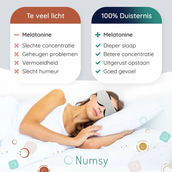 Korting β Numsy Luxe 3D Slaapmasker Unisex - Oogmasker Slaap - 100% Verduisterend π 7 Korting β Numsy Luxe 3D Slaapmasker Unisex - Oogmasker Slaap - 100% Verduisterend π - Afbeelding 5