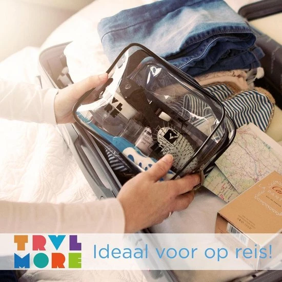 Top 10 โจ TRVLMORE Transparante Toilettas - Unisex - Voor ๐ Handbagage & Reizen - Zwart/Transparant ๐คฉ 7 Top 10 โจ TRVLMORE Transparante Toilettas - Unisex - Voor ๐ Handbagage & Reizen - Zwart/Transparant ๐คฉ - Afbeelding 5