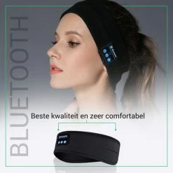 Beste Verkoop ⭐ Melify Bluetooth Slaapmasker - Hoofdband Met Bluetooth 5.0 - Slaaptrainer - Oorwarmer - Zwart ⭐ -Reisbagage-Reisaccessoires Winkel 550x550 626