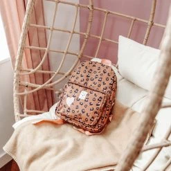 Gloednieuw 😀 Kidzroom Attitude Rugzak - 6 T/m 12 Jaar - Bruin - Panterprint 🎉 -Reisbagage-Reisaccessoires Winkel 550x550 634