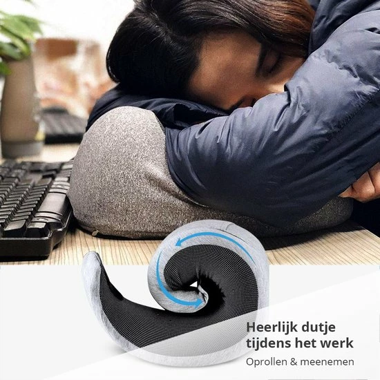 Aanbiedingen 🔥 GoGoods® Nekkussen - Luxe Reiskussen - Memory Foam - Vliegtuig - Auto ✨ 10 Aanbiedingen 🔥 GoGoods® Nekkussen - Luxe Reiskussen - Memory Foam - Vliegtuig - Auto ✨ - Afbeelding 8