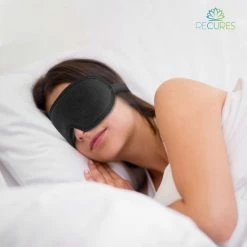 Gloednieuw 💯 Recures® Slaapmasker - Zijden Slaapmasker Vrouwen - Mannen En Kinderen - 3D Oogmasker - 100% Verduisterend 👍 -Reisbagage-Reisaccessoires Winkel 550x550 694