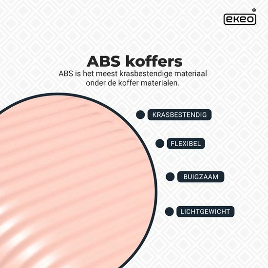 Top 10 π DION3 π Handbagage Koffer Duo 2 Delige Kofferset - Reiskoffer - TSA Slot- Anti-diefstal - Roze π 4 Top 10 π DION3 π Handbagage Koffer Duo 2 Delige Kofferset - Reiskoffer - TSA Slot- Anti-diefstal - Roze π - Afbeelding 2