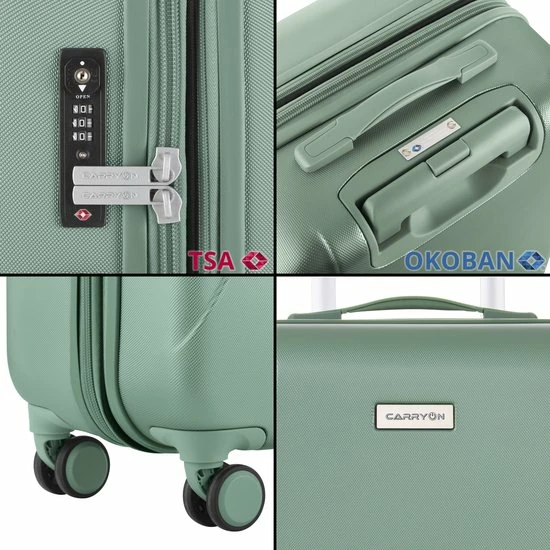Gloednieuw ๐ฅฐ CarryOn Skyhopper ๐ Handbagage Koffer 55cm – TSA-slot – Okoban Registratie – Olijf ๐ 9 Gloednieuw ๐ฅฐ CarryOn Skyhopper ๐ Handbagage Koffer 55cm – TSA-slot – Okoban Registratie – Olijf ๐ - Afbeelding 7
