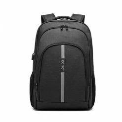 Aanbiedingen ✔️ Kono Rugzak - Laptoptas Inclusief USB Oplaadstation - 25 L Rugtas Voor Mannen/Vrouwen - Tas Met Reflecterende Strip - Waterdichte 🎒 Backpack - Tas Voor School/Werk/Reizen - Zwart (E1972) 🔥 -Reisbagage-Reisaccessoires Winkel 550x550 713