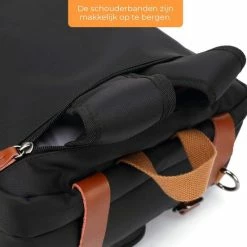 Coupon 👏 QY Laptoptas 2 In 1 Laptop Rugtas Schoudertas Voor 17.3 Inch Laptop – Zwart ✨ -Reisbagage-Reisaccessoires Winkel 550x550 730