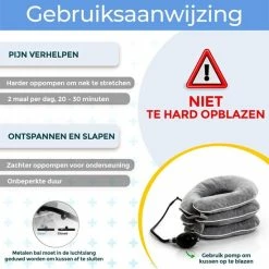 Promo 🛒 Merkloos Anti Nekpijn Kussen | Nekkussen | Reiskussen | Verlicht Nek En Schouderpijn | Grijs | Neksteun | Nek Stretcher | Zacht Fleece | Cervicaal Nektractie Kussen | Nek Brace | Luxe | Ergonomisch | Reis Kussen ❤️ -Reisbagage-Reisaccessoires Winkel 550x550 733