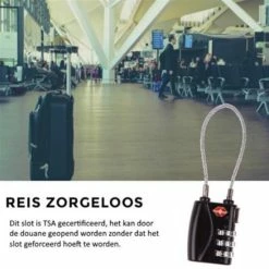 Goedkoopste 🎉 Merkloos TSA Kofferslot 3 Cijferig - Reisslot – Reis Cijferslot – Cijferhangslot - Hangslot - Hangslotje - Bagageslotjes – Slot Voor Bagage – USA Slotjes-Kluisslotje - Zwart - 2 Stuks 🛒 15 Goedkoopste 🎉 Merkloos TSA Kofferslot 3 Cijferig - Reisslot – Reis Cijferslot – Cijferhangslot - Hangslot - Hangslotje - Bagageslotjes – Slot Voor Bagage – USA Slotjes-Kluisslotje - Zwart - 2 Stuks 🛒 -Reisbagage-Reisaccessoires Winkel 550x550 741