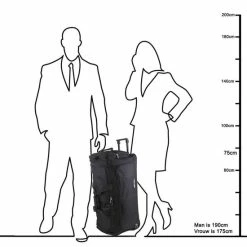 Begroting 🌟 Enrico Benetti Orlando 35305 L Reistas / Sporttas Met Wielen / Wieltas 81 Liter - Zwart 🧨 -Reisbagage-Reisaccessoires Winkel 550x550 752