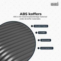 Beste Verkoop ⌛ DION3 👜 Handbagage Koffer Duo Set - TSA Slot - Reiskoffer - Anti-diefstal - 35 L - 54 X 34 X 20 Cm - Zwart 😍 -Reisbagage-Reisaccessoires Winkel 550x550 759