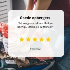 Goedkoop 🎁 Merkloos 5 Pack Vacuümzakken Voor Kleding En Dekbedden - Verschillende Maten - 2x Small - 2x Medium - 1x Large - 5 Stuks - Herbruikbare Opbergzakken - Transparant - Vacumeerzakken Textiel 💯 -Reisbagage-Reisaccessoires Winkel 550x550 794