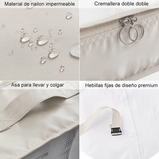 Korting โ๏ธ BOTC Packing Cube Set 9-Delig - Kleding Organizer Voor Koffers, Tassen En ๐ Backpack ๐ 8 Korting โ๏ธ BOTC Packing Cube Set 9-Delig - Kleding Organizer Voor Koffers, Tassen En ๐ Backpack ๐ - Afbeelding 6