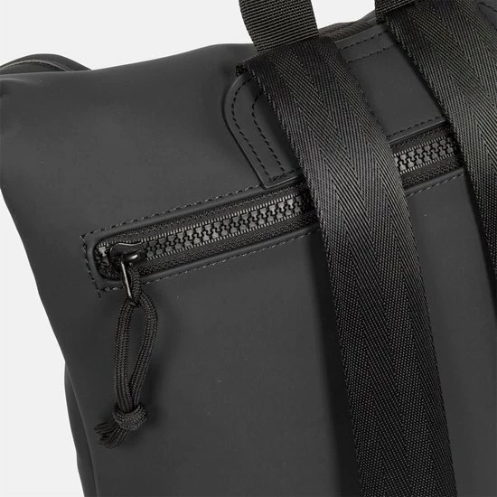 Goedkoop 🔥 New Rebels Mart Waterafstotende Rolltop Rugzak - Medium - Zwart ✨ 11 Goedkoop 🔥 New Rebels Mart Waterafstotende Rolltop Rugzak - Medium - Zwart ✨ - Afbeelding 9