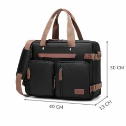 Top 10 🤩 QY Laptoptas 2 In 1 Laptop Rugtas Schoudertas Voor 15.6 Inch Laptop – Grijs 😍 -Reisbagage-Reisaccessoires Winkel 550x550 899