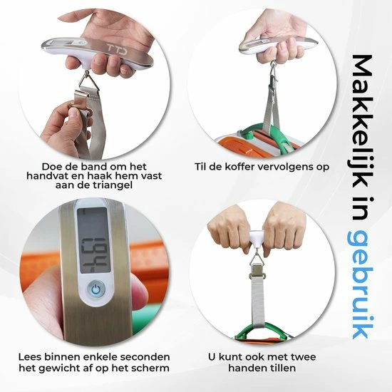Kopen π TTD Bagageweger - Weegcapaciteit 50 Kg - Bagageweegschaal - Weegschaal Voor Koffers En Tassen - Digitale Weeghaak - Reizen Met Vliegtuig - Kg/g/lbs/oz - Inclusief Batterijen π₯° 5 Kopen π TTD Bagageweger - Weegcapaciteit 50 Kg - Bagageweegschaal - Weegschaal Voor Koffers En Tassen - Digitale Weeghaak - Reizen Met Vliegtuig - Kg/g/lbs/oz - Inclusief Batterijen π₯° - Afbeelding 3