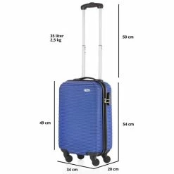 Beste Pirce β€οΈ TravelZ Horizon π Handbagagekoffer - 54cm π Handbagage Trolley Met Gevoerde Binnenkant - Blauw π 17 Beste Pirce β€οΈ TravelZ Horizon π Handbagagekoffer - 54cm π Handbagage Trolley Met Gevoerde Binnenkant - Blauw π -Reisbagage-Reisaccessoires Winkel 550x550 930