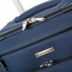 Hete verkoop 🧨 Decent Basic-Line 👜 Handbagage Trolley 53 Cm - Donkerblauw 👏 -Reisbagage-Reisaccessoires Winkel 550x550 951