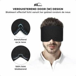 Goedkoop 😍 Medoes Luxe Slaapmasker - Vrouwen - Kinderen - Mannen - 100% Verduisterend ⌛ -Reisbagage-Reisaccessoires Winkel 550x550 996