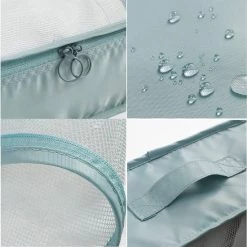 Gloednieuw ⭐ BOTC Packing Cubes Set 9-Delig – Kleding Organizer Voor Koffers, Tassen En 🎒 Backpack - Turquoise 🛒 -Reisbagage-Reisaccessoires Winkel 550x551 16