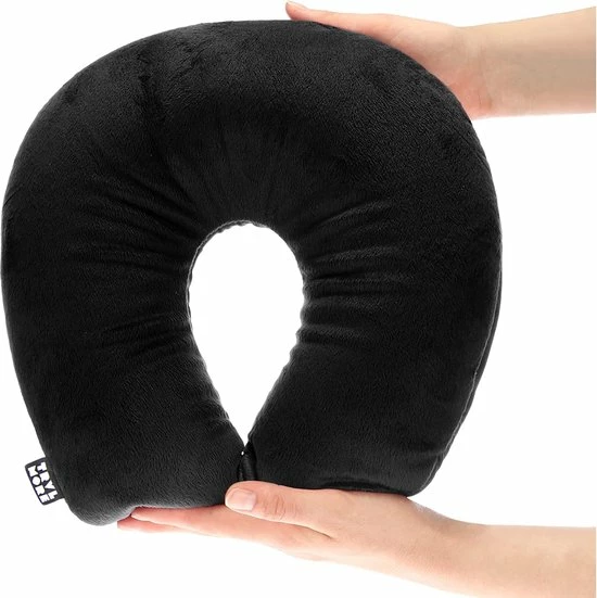 Aanbiedingen ⌛ TRVLMORE Microbead Reiskussen – Zacht Comfort – Neksteun Voor Reis, Vliegtuig Of Auto – Dubbelzijdig - U-Vorm - Zwart ✨ 5 Aanbiedingen ⌛ TRVLMORE Microbead Reiskussen – Zacht Comfort – Neksteun Voor Reis, Vliegtuig Of Auto – Dubbelzijdig - U-Vorm - Zwart ✨ - Afbeelding 3
