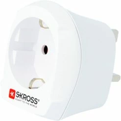 Hete verkoop 😀 SKROSS - Reisstekker/Wereldstekker - Europa Naar Engeland (UK) - Zwitserse Kwaliteit - Input Voltage 100V - 250V ⌛ -Reisbagage-Reisaccessoires Winkel 550x552 1