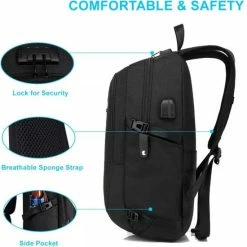 Goedkoop 😍 Merkloos Waterdichte Rugzak Inclusief - 14 T/m 15.6 Inch - Zwart 😀 15 Goedkoop 😍 Merkloos Waterdichte Rugzak Inclusief - 14 T/m 15.6 Inch - Zwart 😀 -Reisbagage-Reisaccessoires Winkel 550x552 13