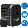 Goedkoopste 🌟 EKEO - Pro Universele Wereldstekker Met 4 USB Poorten En 1 USB-C - Internationale Reisstekker Meer Dan 200 Landen - Engeland (UK) - Amerika (USA) - Australië - Azië - Zuid Amerika - Afrika - Reis Adapter - Wereld Stekker - Oplader – Zwart 🤩 -Reisbagage-Reisaccessoires Winkel 550x552 9