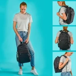 Top 10 😉 TRVLMORE Rugzak - 28L - 15,6 Inch - Laptop Rugtas - Waterafstotend - Zwart 🎁 -Reisbagage-Reisaccessoires Winkel 550x553