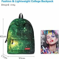 Goedkoopste 😀 VMCA Galaxy Rugzak Schooltas Tiener En Volwassenen Voor Meisjes En Jongens - 1 Potlood Tas - Groen ⭐ -Reisbagage-Reisaccessoires Winkel 550x555 10