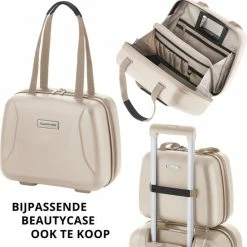 Goedkoop 🎉 CarryOn Skyhopper 👜 Handbagage Koffer 55cm – TSA Trolley - Champagne ⭐ -Reisbagage-Reisaccessoires Winkel 550x555 17