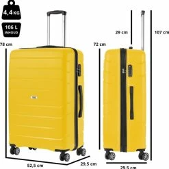 Kopen π TravelZ Big Bars Reiskoffer 78 Cm Met Dubbele Wielen - Trolley Koffer Met TSA-slot - Geel β 17 Kopen π TravelZ Big Bars Reiskoffer 78 Cm Met Dubbele Wielen - Trolley Koffer Met TSA-slot - Geel β -Reisbagage-Reisaccessoires Winkel 550x555 22