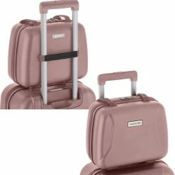 Kopen ⭐ CarryOn ‘Skyhopper’ Beautycase| Make-up Koffer | Luxe Toilettas Dames | Met Cijferslot | Maat: 33,5 X 28 X 18 | 5 Jaar Garantie | Roze 🌟 -Reisbagage-Reisaccessoires Winkel 550x557 22