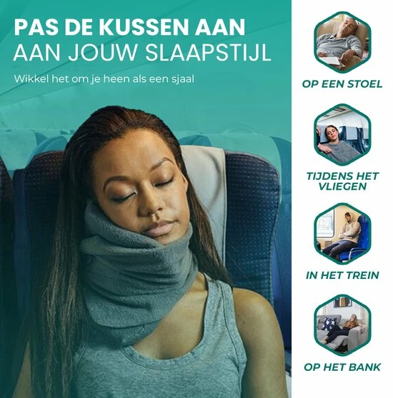 Coupon 🌟 HMerch™ Reiskussen Voor Auto En Vliegtuig - Travel Pillow - Nekkussen - Hoofdkussen Voor Nekklachten - Neksteun 🛒 6 Coupon 🌟 HMerch™ Reiskussen Voor Auto En Vliegtuig - Travel Pillow - Nekkussen - Hoofdkussen Voor Nekklachten - Neksteun 🛒 - Afbeelding 4