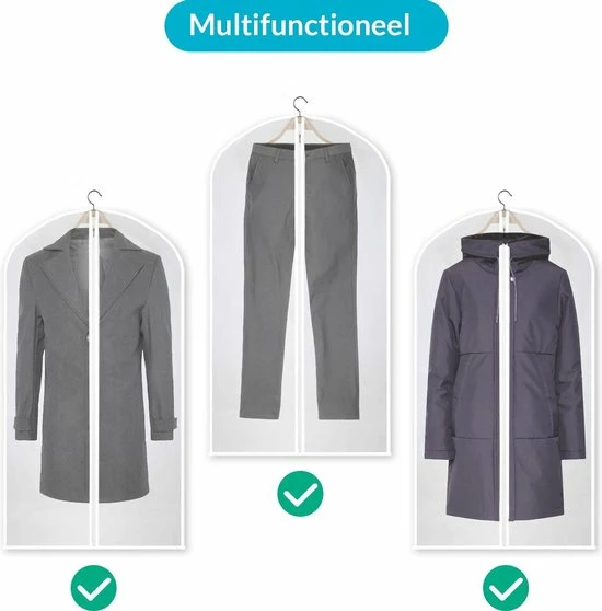 Begroting ๐ฅฐ Personal Care Kledinghoes - 10x Transparante Opbergtas - Kledingzak Met Rits - Opbergzak Voor Trouwjurk - 60x140cm ๐ 8 Begroting ๐ฅฐ Personal Care Kledinghoes - 10x Transparante Opbergtas - Kledingzak Met Rits - Opbergzak Voor Trouwjurk - 60x140cm ๐ - Afbeelding 6