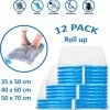 Beste Pirce 👏 VITAMO Roll Up Vacuüm Opbergzakken - 3 Maten Oprolbare Vacuümzakken - 12 Stuks 🛒 -Reisbagage-Reisaccessoires Winkel 550x558 4