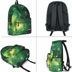 Goedkoopste 😀 VMCA Galaxy Rugzak Schooltas Tiener En Volwassenen Voor Meisjes En Jongens - 1 Potlood Tas - Groen ⭐ -Reisbagage-Reisaccessoires Winkel 550x559 2