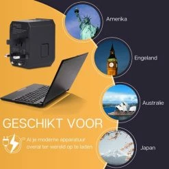Promo ⭐ OneDay Wereldstekker - Reisstekker - Universele Stekker - Wereldstekkers - Usb - C - Stekker - Adapter - Reisaccessoires 👍 -Reisbagage-Reisaccessoires Winkel 550x562 8