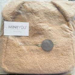 Beste Pirce 😀 MINIIYOU Teddy Rugzak Beige - School 😀 -Reisbagage-Reisaccessoires Winkel 550x565 12