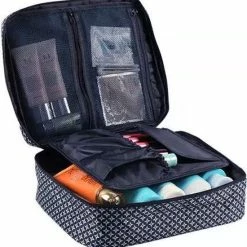 Goedkoopste 🛒 Travel 'Blue Star' Toilettas Blauw/Groen | Make Up Organizer/Travel Bag/Reistas | Fashion Favorite ⭐ -Reisbagage-Reisaccessoires Winkel 550x566 1