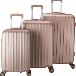 Hete verkoop 🌟 Decent Tranporto-One Reiskoffer 66 Cm - Zalmroze 😉 -Reisbagage-Reisaccessoires Winkel 550x566 2