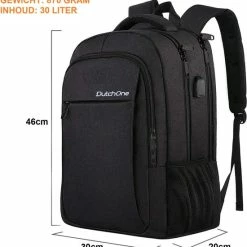Kopen π DutchOne Rugzak Met USB Oplaadpoort 30L Zwart Luxe Laptop Rugtas 15,6 Inch - Schooltas - Heren - Dames - Jongens - Meisjes - Waterafstotend - Rugzakken β 16 Kopen π DutchOne Rugzak Met USB Oplaadpoort 30L Zwart Luxe Laptop Rugtas 15,6 Inch - Schooltas - Heren - Dames - Jongens - Meisjes - Waterafstotend - Rugzakken β -Reisbagage-Reisaccessoires Winkel 550x567