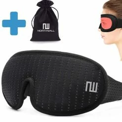 Groothandel ✔️ Northwall Slaapmasker Luxe - 100% Verduisterend - 3D Traagschuim - Met Opbergzakje 😀