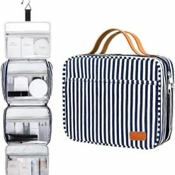Begroting π₯° Pazzo Goods - Toilettas Met Haak - XXL - Reis Toilettas - Gestreept - Blauw Wit β 14 Begroting π₯° Pazzo Goods - Toilettas Met Haak - XXL - Reis Toilettas - Gestreept - Blauw Wit β -Reisbagage-Reisaccessoires Winkel 550x568 3