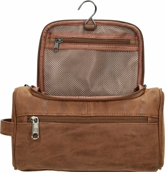 Coupon π₯° Enrico Benetti Rotterdam 66618 Toilettas - Kunstleer - Camel β€οΈ 6 Coupon π₯° Enrico Benetti Rotterdam 66618 Toilettas - Kunstleer - Camel β€οΈ - Afbeelding 4