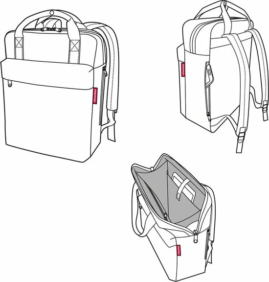 Beste Pirce ๐ Reisenthel Allday ๐ Backpack M Rugzak - 15L - Twist Coffee Beige ๐ 8 Beste Pirce ๐ Reisenthel Allday ๐ Backpack M Rugzak - 15L - Twist Coffee Beige ๐ - Afbeelding 6