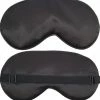 Hete verkoop ❤️ Slaapmasker Extra Zacht Satijn - Zwart - Thuis - Verduisterend - Onderweg - Vliegtuig - Festival - Slaapcomfort - ODaani 🎁 -Reisbagage-Reisaccessoires Winkel 550x578 5