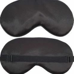 Hete verkoop ❤️ Slaapmasker Extra Zacht Satijn - Zwart - Thuis - Verduisterend - Onderweg - Vliegtuig - Festival - Slaapcomfort - ODaani 🎁