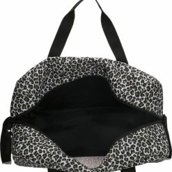 Uitgang 👍 Enrico Benetti Londen 46148 Reistas/sporttas - Olijfgroen Panter Print 🧨 -Reisbagage-Reisaccessoires Winkel 550x582